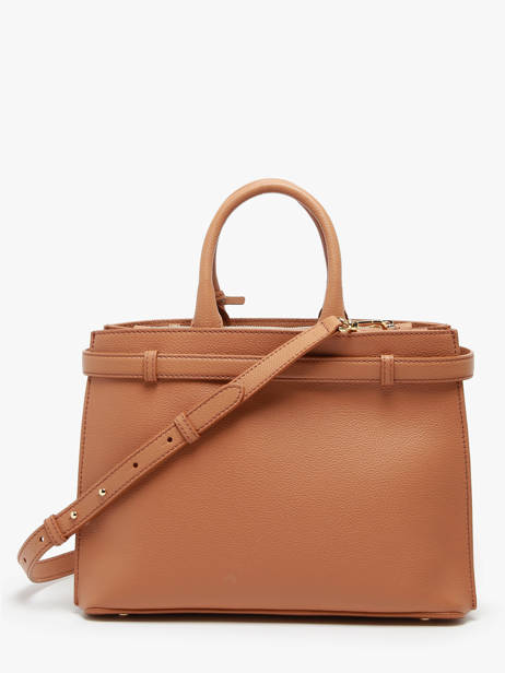 Handtas Faubourg Leder Lancel Bruin faubourg A13528 ander zicht 3