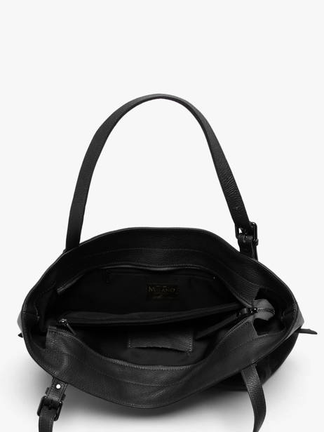 Handtas Caviar Leder Milano Zwart caviar CA24066 ander zicht 3