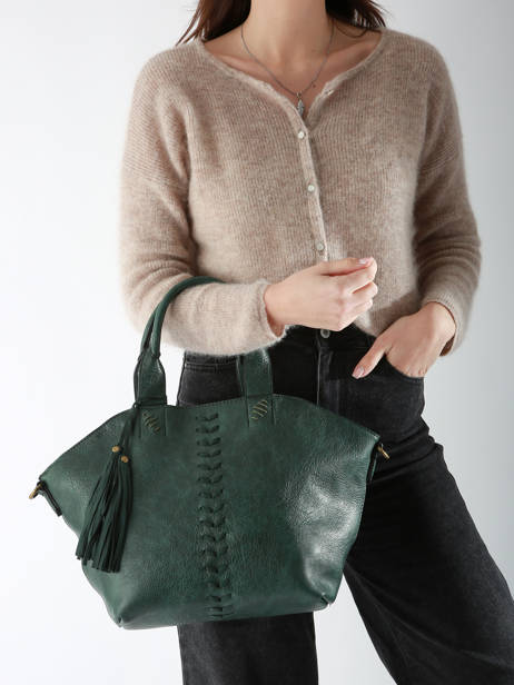 Handtas Winter Pompon Miniprix Beige winter pompon 6061 ander zicht 1