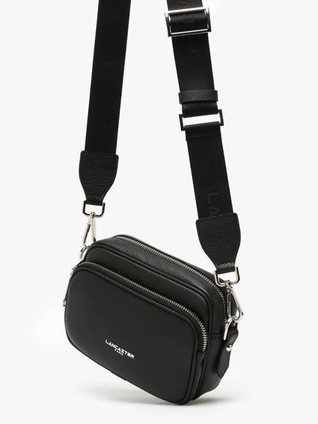 Cross Body Tas Milano Ana Leder Lancaster Zwart milano ana 61 ander zicht 2