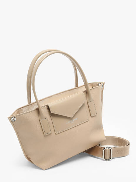 Cross Body Tas Maya Leder Lancaster Goud maya 88 ander zicht 2