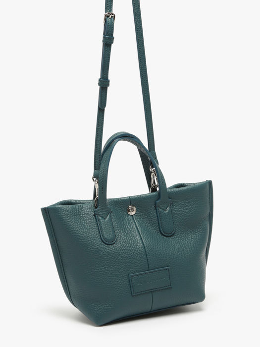 Longchamp Essential cuir Blauw