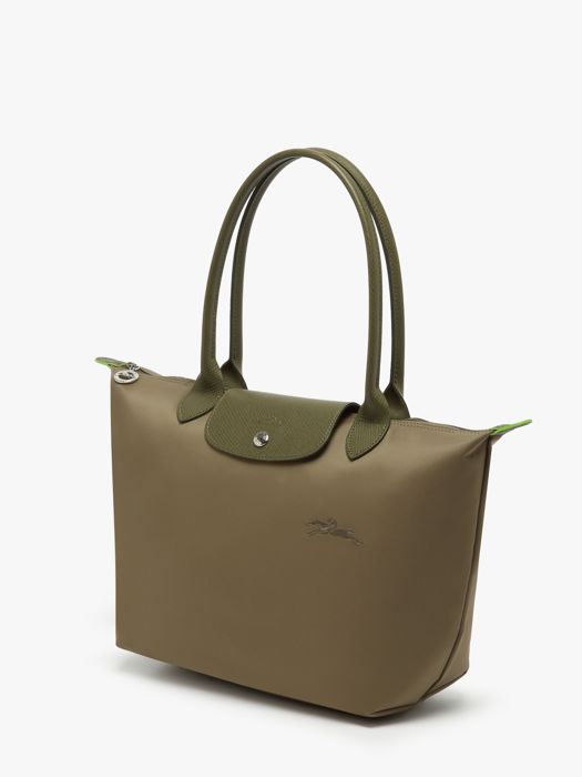 Longchamp Le pliage green Schoudertas Groen