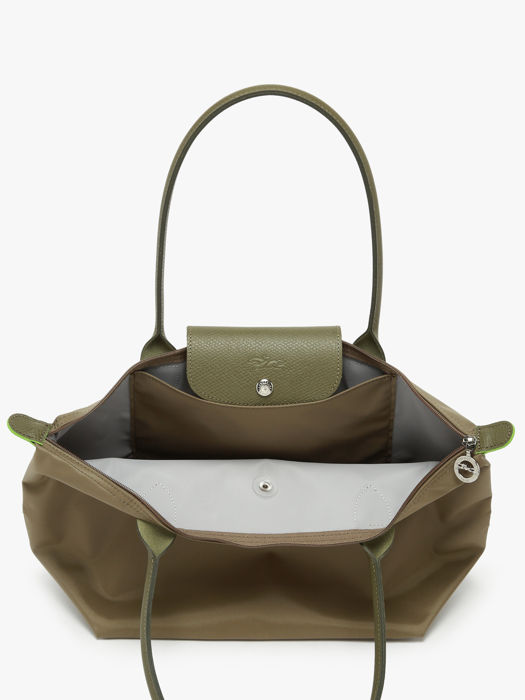 Longchamp Le pliage green Schoudertas Groen
