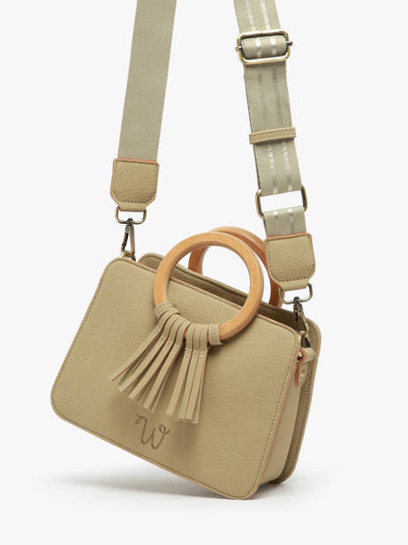 Crossbody Tas Camomille Woomen Groen camomille WCAO1S ander zicht 2