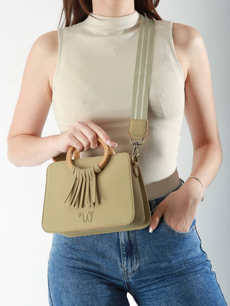 Crossbody Tas Camomille Woomen Groen camomille WCAO1S ander zicht 1