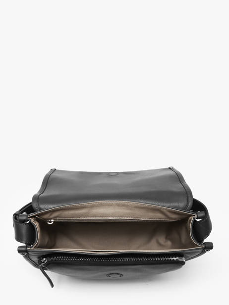 Cross Body Tas Soft Selma Leder Lancaster Zwart soft selma 2 ander zicht 3