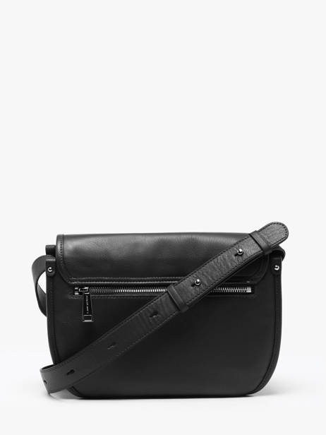 Cross Body Tas Soft Selma Leder Lancaster Zwart soft selma 2 ander zicht 4
