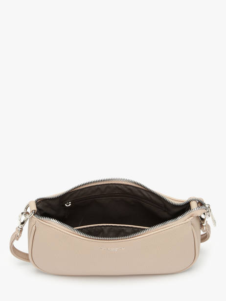 Schoudertas /cross Body Grained Miniprix Beige grained F3699 ander zicht 2