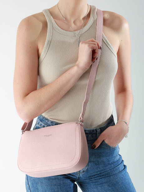 Cross Body Tas Alpes David jones Roze alpes CM6708H ander zicht 1
