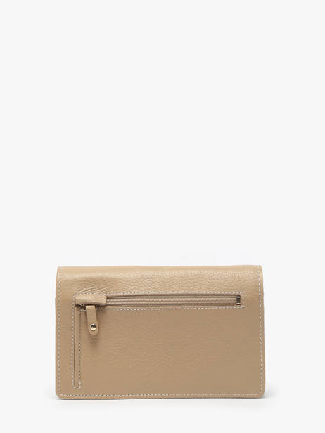 Portefeuille Caviar Leder Crinkles Beige caviar 14001 ander zicht 3