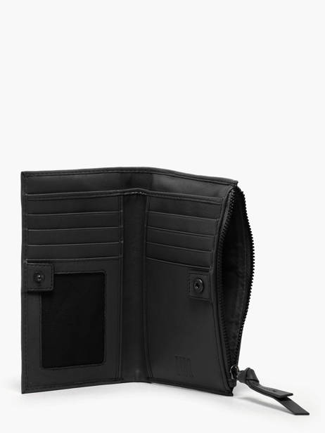 Portefeuille Leder Biba Zwart wallet 12138 ander zicht 1