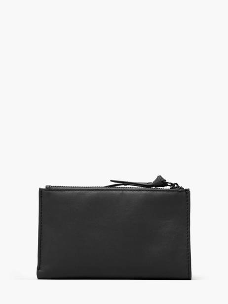 Portefeuille Leder Biba Zwart wallet 12138 ander zicht 2