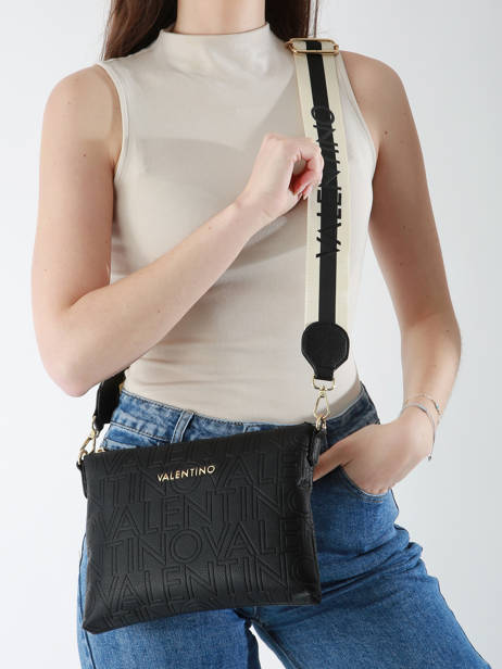 Cross Body Tas Pansy Valentino Zwart pansy VBS8PG17 ander zicht 1