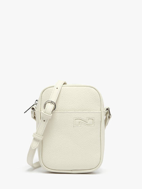 Cross Body Tas N City Leder Nathan baume Beige n city 5