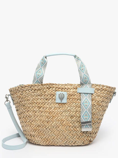 Handtas Estival Stro Le voyage en panier Beige estival PM848
