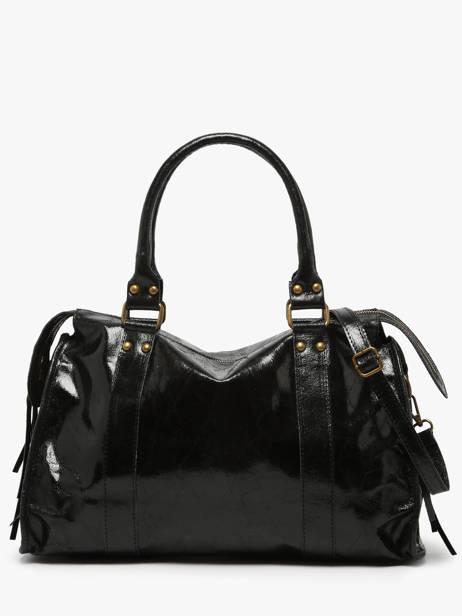 Schoudertas Elefante Leder Milano Zwart elefante EF24095 ander zicht 4