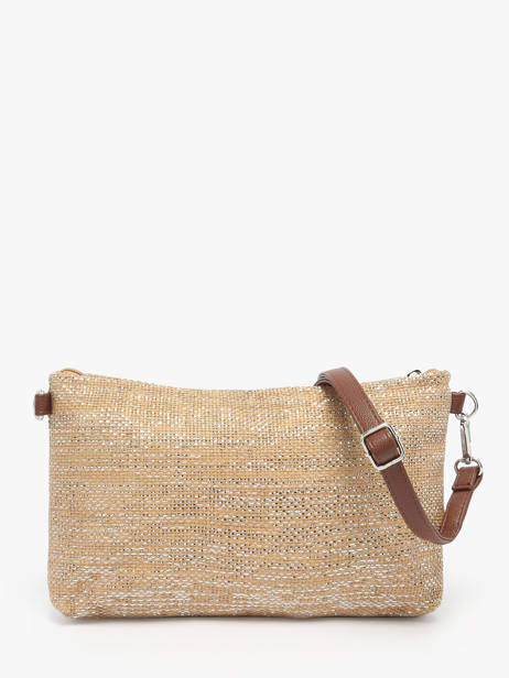 Cross Body Tas Panama Papier Les tropeziennes Beige panama TZ02 ander zicht 4