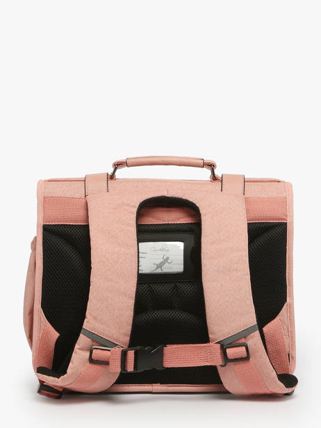 Boekentas 2 Compartimenten Cameleon Roze vintage color - VIC-CA35 ander zicht 4