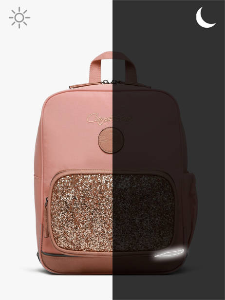 Rugzak 2 Compartimenten Cameleon Roze vintage fantasy SD33 ander zicht 8