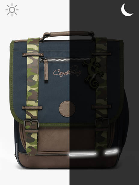 Rugzak Vintage Urban 2 Compartimenten Cameleon Grijs vintage urban SD39 ander zicht 8