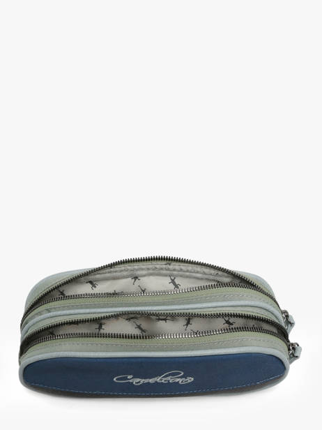 Pennenzak Kinderen 2 Compartimenten Cameleon Blauw vintage urban VIB-TROU ander zicht 1