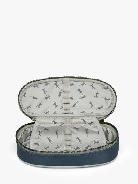 Pennenzak 1 Compartiment Cameleon Blauw vintage urban PLUM ander zicht 2