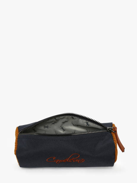 Pennenzak 1 Compartiment Cameleon Blauw vintage urban STRO ander zicht 1