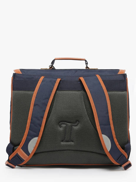 Boekentas 2 Compartimenten Tann's Blauw les fantaisies g 41111 ander zicht 4