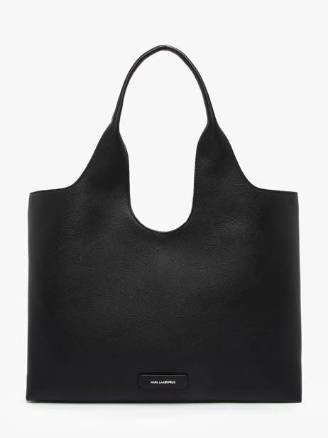 Schoudertas K Ikon Polyurethaan Karl lagerfeld Zwart k ikon A3W30096 ander zicht 4