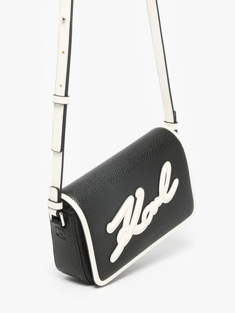 Cross Body Tas K Skuare Karl lagerfeld Zwart k skuare A3W30026 ander zicht 2