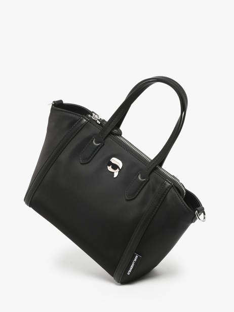 Handtassen K Ikon Nylon Karl lagerfeld Zwart k ikon A3W30118 ander zicht 2