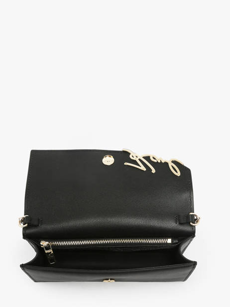 Cross Body Tas K Signature Leder Karl lagerfeld Zwart k signature A3W32021 ander zicht 3