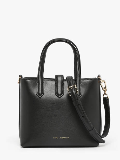 Handtassen K Autograph Leder Karl lagerfeld Zwart k autograph A3W30151 ander zicht 4
