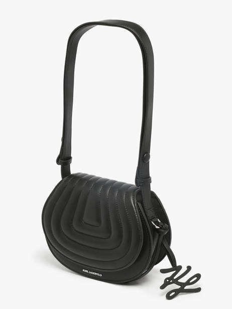 Cross Body Tas K Wellen Karl lagerfeld Zwart k wellen A3W30259 ander zicht 2