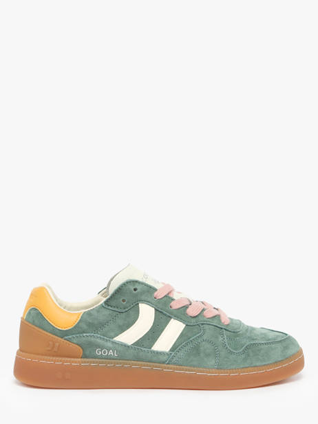 Sneakers Goal Uit Leder Coolway Groen men 8663458