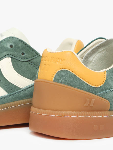 Sneakers Goal Uit Leder Coolway Groen men 8663458 ander zicht 2