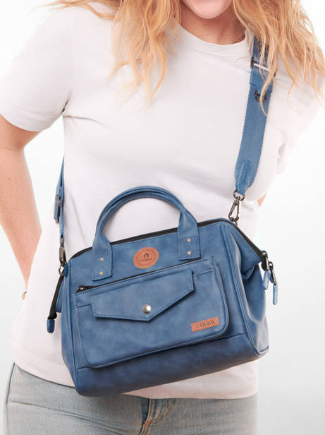 Cross Body Tas Crossbody Cabaia Blauw crossbody S ander zicht 1