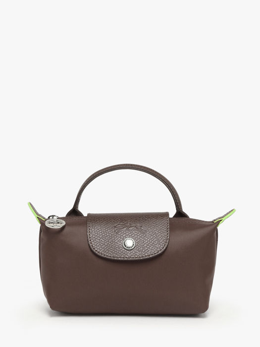 Longchamp Le pliage green Clutch Bruin