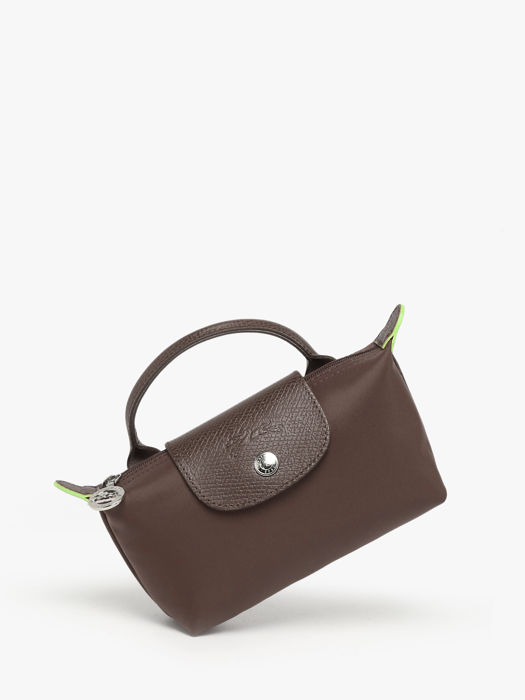 Longchamp Le pliage green Clutch Bruin