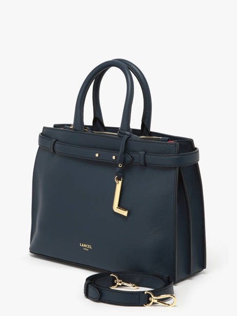 Handtas Faubourg Leder Lancel Blauw faubourg A13528 ander zicht 2