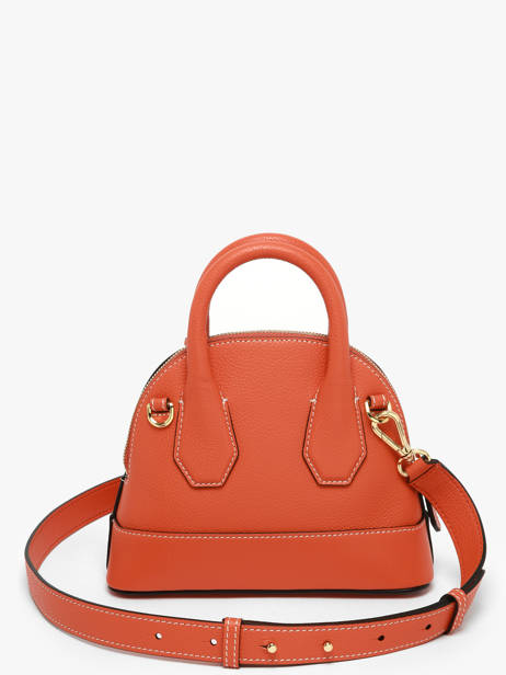 Cross Body Tas Belleville Leder Lancel Oranje belleville A13735 ander zicht 4