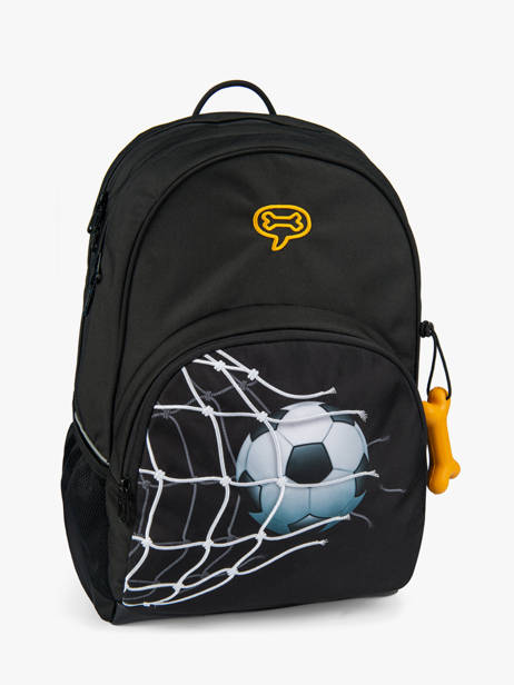 Rugzak Aspen 3.0 Boys Stones and bones Zwart boys B ander zicht 2