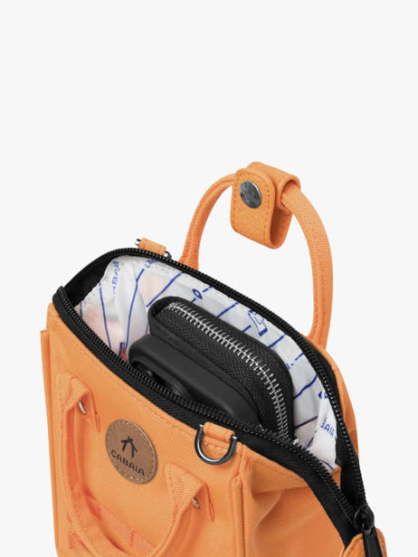 Cross Body Tas Nano Bag 1 Compartiment Cabaia Geel adventurer NANOBAG ander zicht 2
