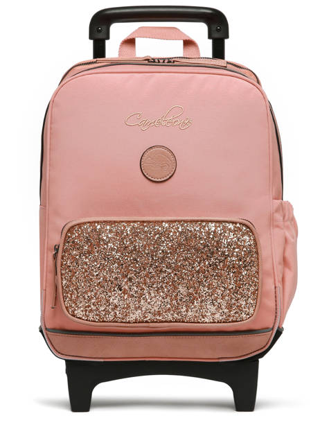 Rugzak Op Wieltjes 2 Compartimenten Cameleon Roze vintage fantasy SR40 ander zicht 8