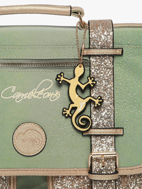 Rugzak Op Wieltjes 2 Compartimenten Cameleon Groen vintage fantasy SR40 ander zicht 7