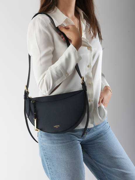 Cross Body Tas Faubourg Leder Lancel Blauw faubourg A13525 ander zicht 1