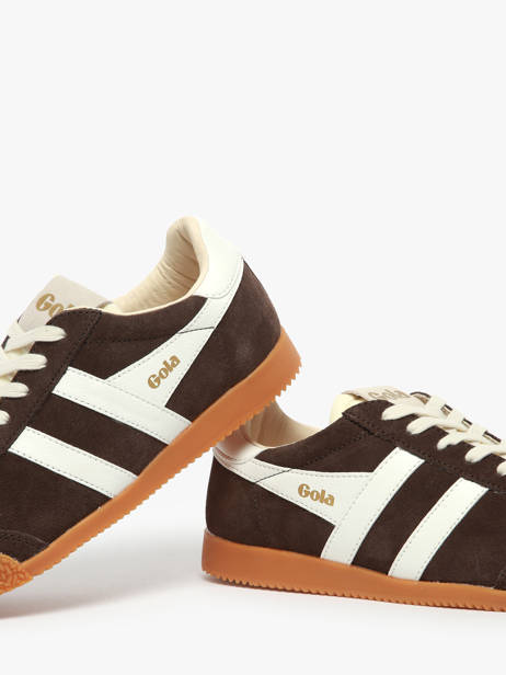 Sneakers Uit Leder Gola Bruin women CLB538 ander zicht 2