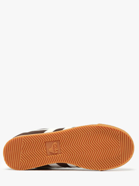 Sneakers Uit Leder Gola Bruin women CLB538 ander zicht 4