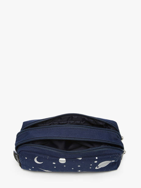 Pennenzak 2 Compartimenten Caramel et cie Blauw fier GA ander zicht 1